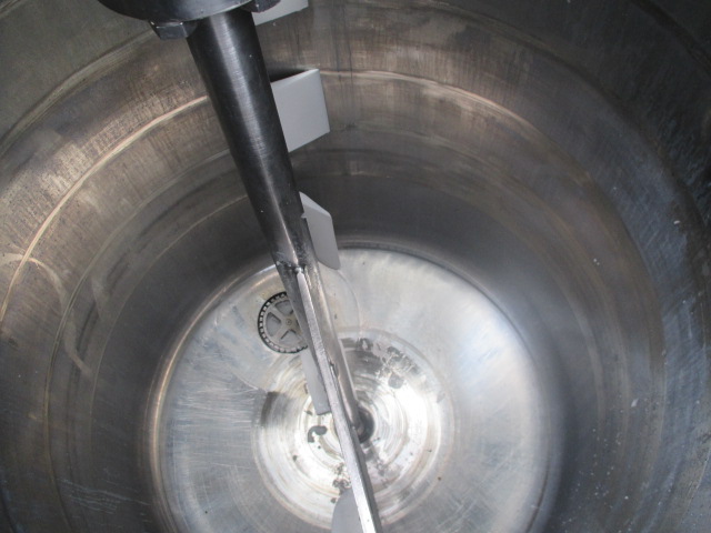 Deposito reactor 500 litros inox 316 con doble sistema de agitación
